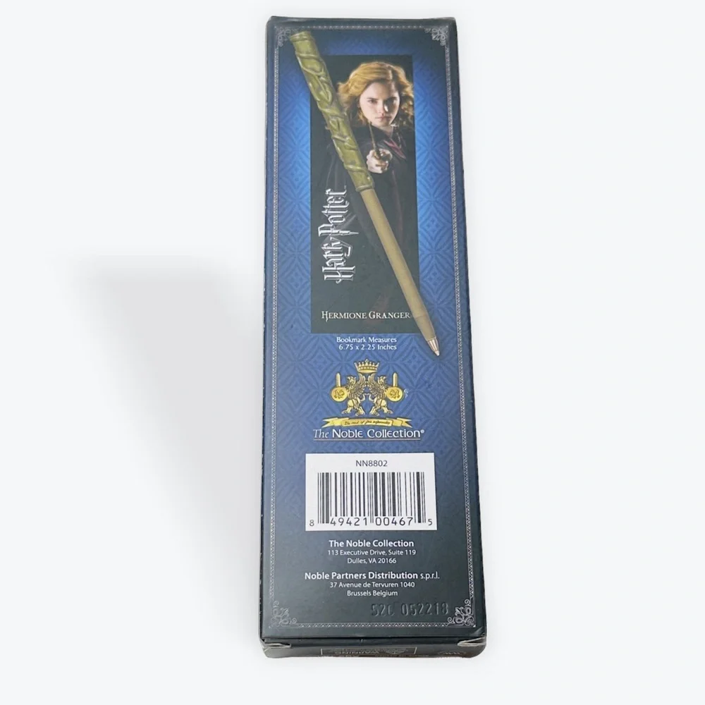 Harry Potter - Hermione Granger Wand Pen and Bookmark Gift Set- NEW IN BOX